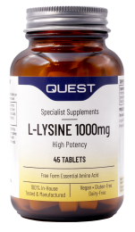 L-Lysine 1000mg 45 tabs